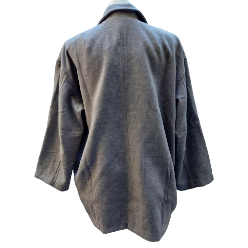 Free People Gray Double Breasted Jacket - Picture 7 of 16